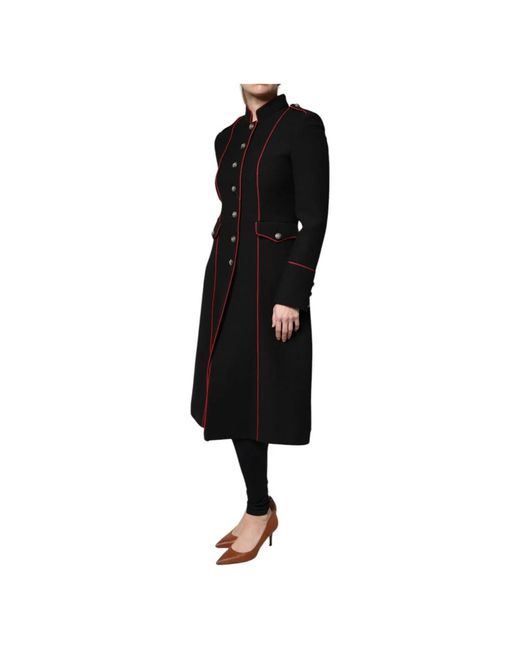 Dolce & Gabbana Black Trench Coats