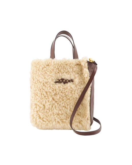 Marni Metallic Shopping Bags