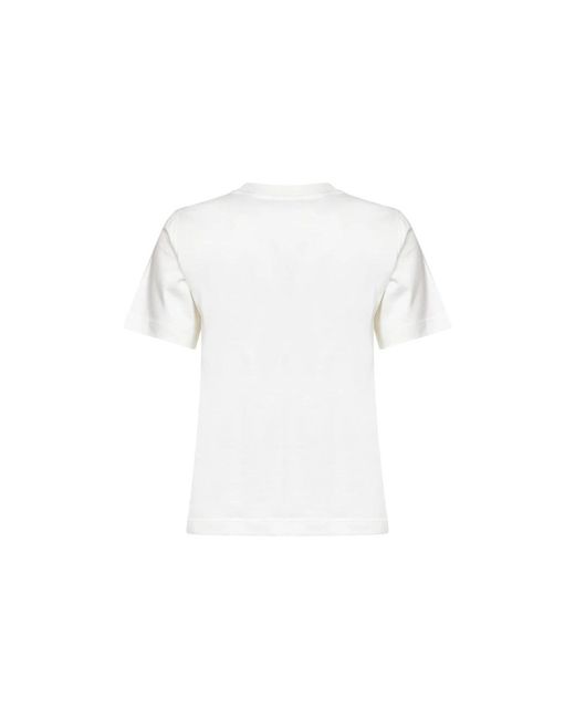 Burberry Ekd Check Katoenen T-Shirt in het White