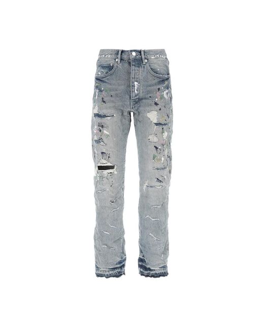 Jeans in denim classici per l'uso quotidiano di Purple Brand in Gray da Uomo