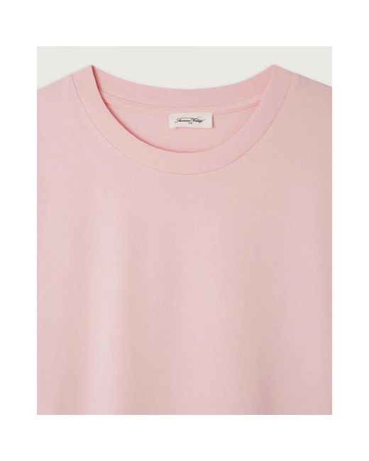 American Vintage Pink T-Shirts for men