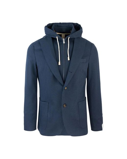 Blazers di Eleventy in Blue da Uomo