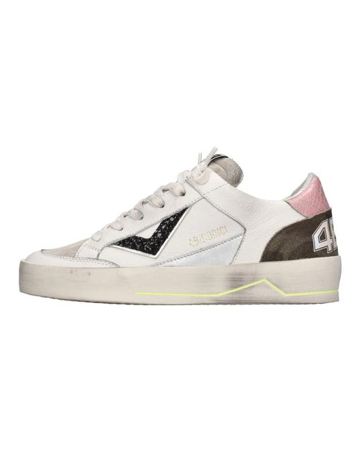 4b12 White Sneakers