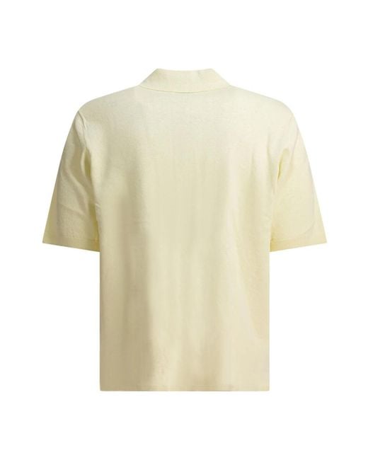 Short Sleeve Shirts Norse Projects de hombre de color Yellow