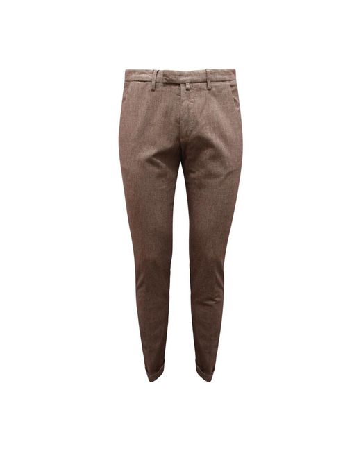 BRIGLIA Broeken ,Katoen Stijlvolle Broek Gemaakt in het Gray voor heren