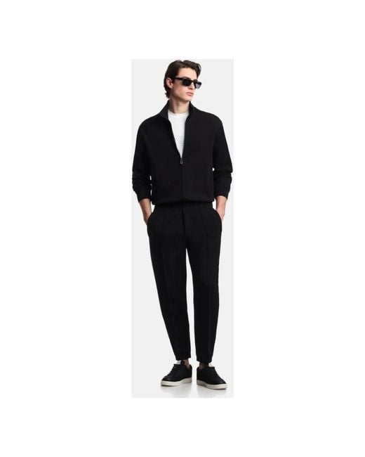 Emporio Armani Black Zip-Throughs for men