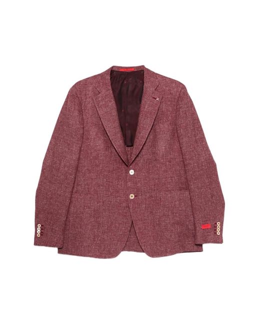 Isaia Purple Blazers for men