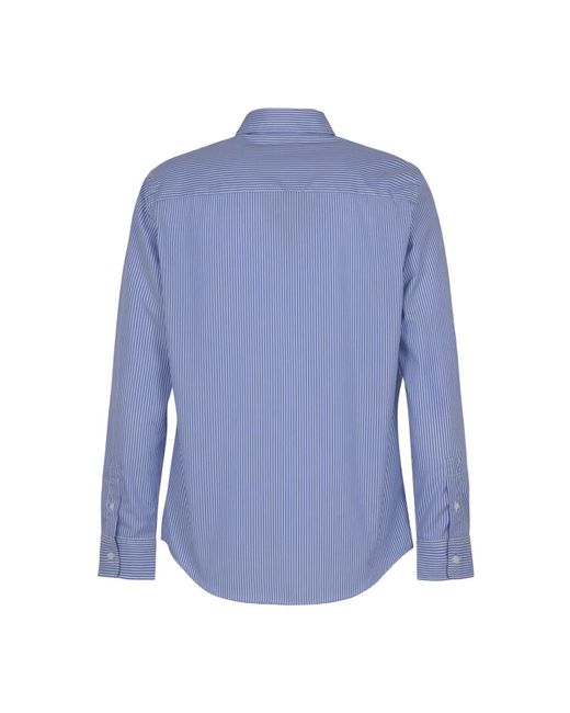 Maison Kitsuné Blue Casual Shirts for men