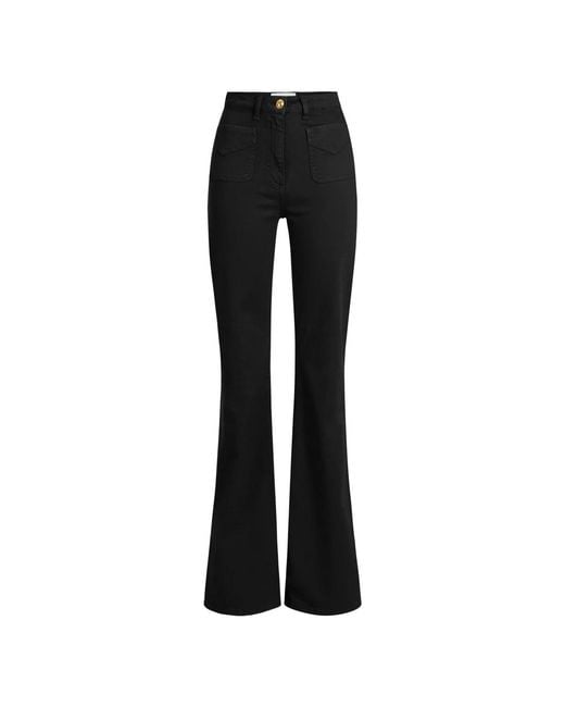 Elisabetta Franchi Black Flared Jeans