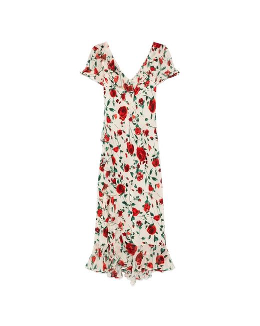 Midi Dresses Rixo de color Red