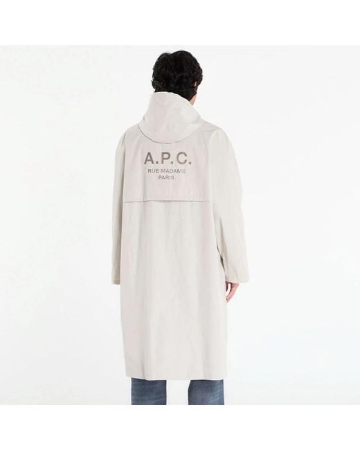 A.P.C. White Parkas for men