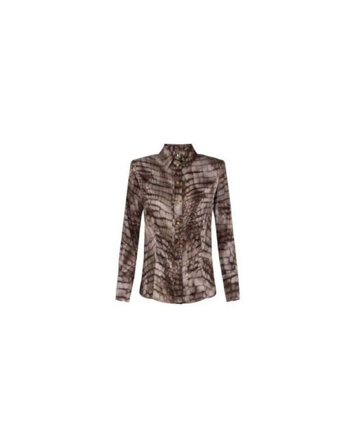 Elisabetta Franchi Brown Shirts