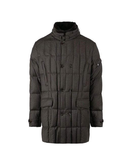 Moorer Daunenjacke Mit Shearling-Kragen in Black für Herren