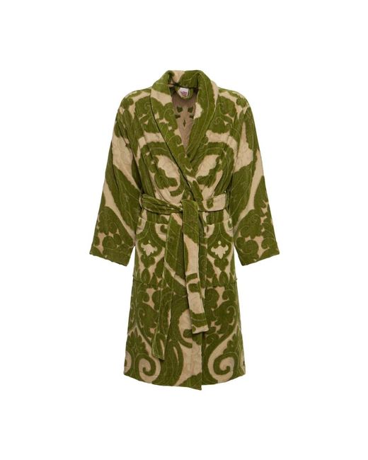 Etro Green Belted Coats