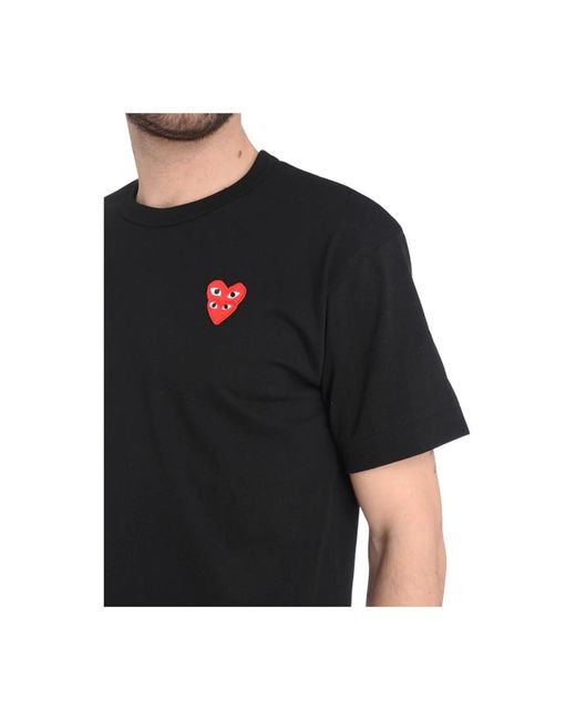 Tops > t-shirts COMME DES GARÇONS PLAY pour homme en coloris Black