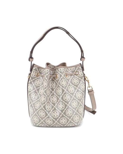 Tory Burch Gray Bucket Bags