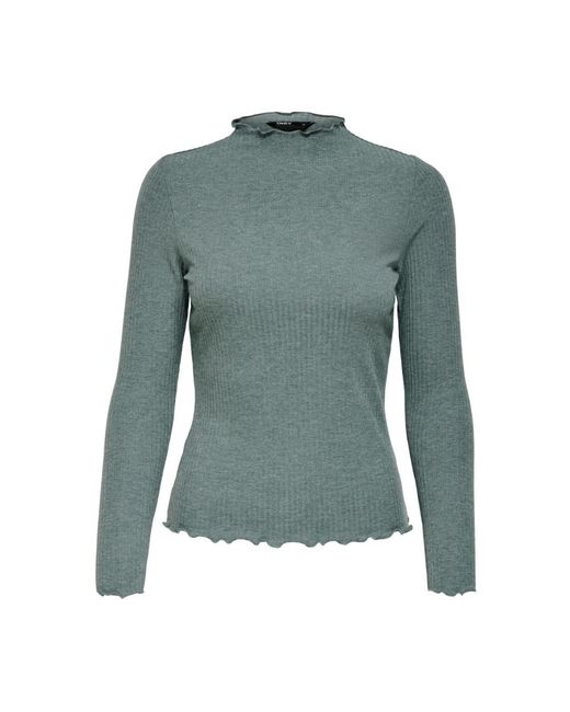 ONLY Green Long Sleeve T-Shirts
