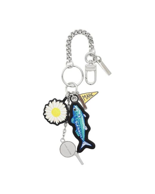 Keyrings di Marc Jacobs in White
