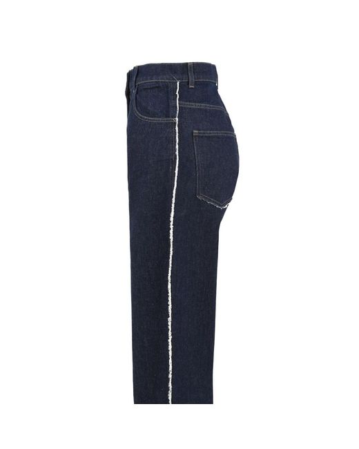 Beatrice B. Blue Straight Fit Jeans