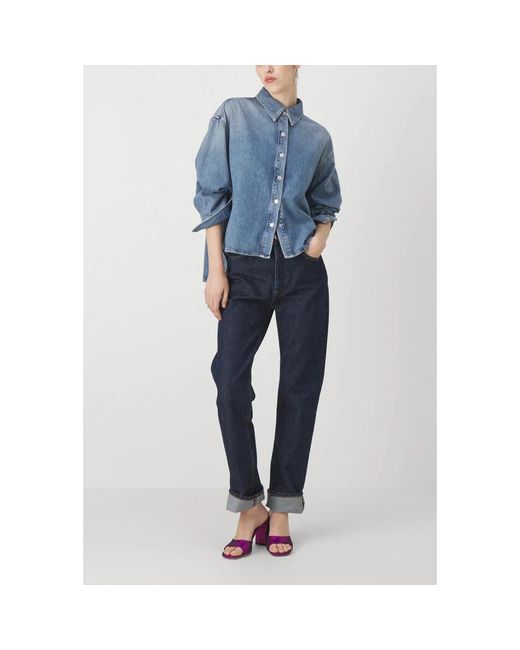 Agolde Blue Bootcut Jeans