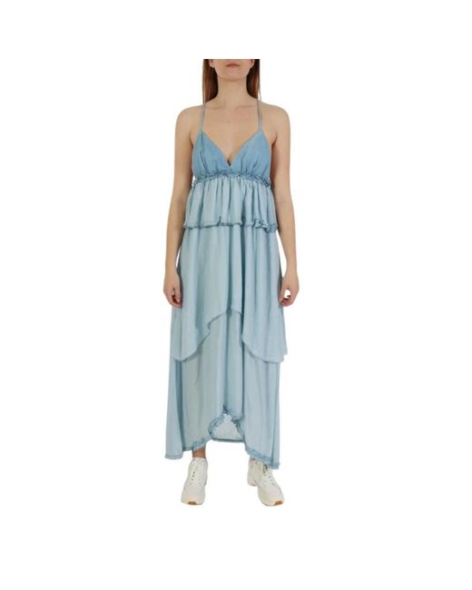 Pinko Maxi Jurk in het Blue