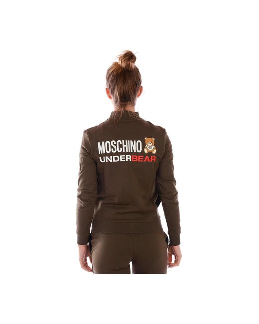 Moschino Brown Zip-Throughs