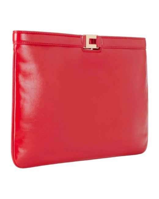Elisabetta Franchi Red Clutches