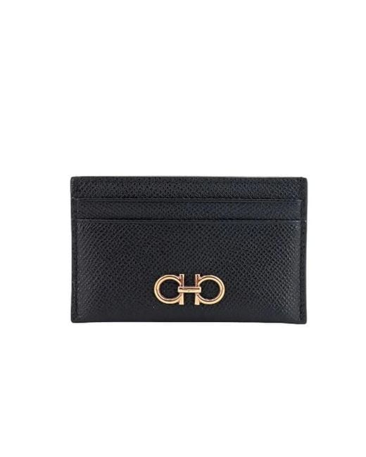 Ferragamo Black Wallets & Cardholders
