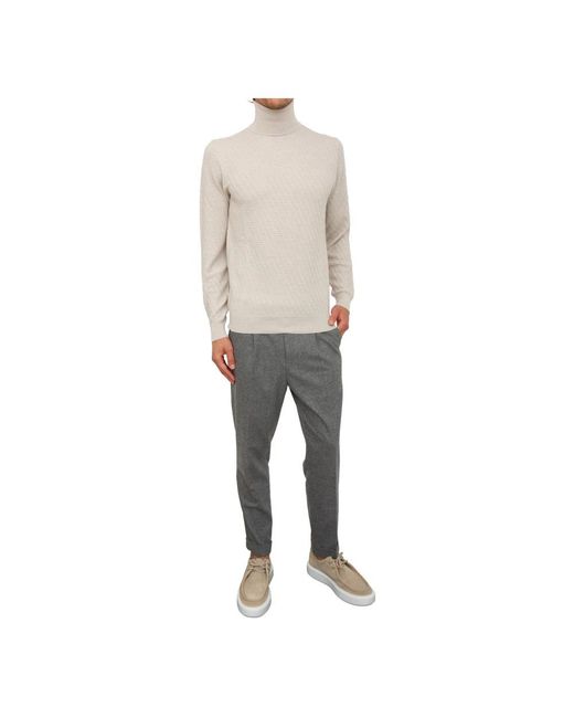 Paolo Pecora Gray Turtlenecks for men