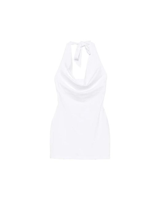 Frankie's Bikinis White Short Dresses