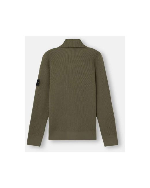 Stone Island Green Turtlenecks for men