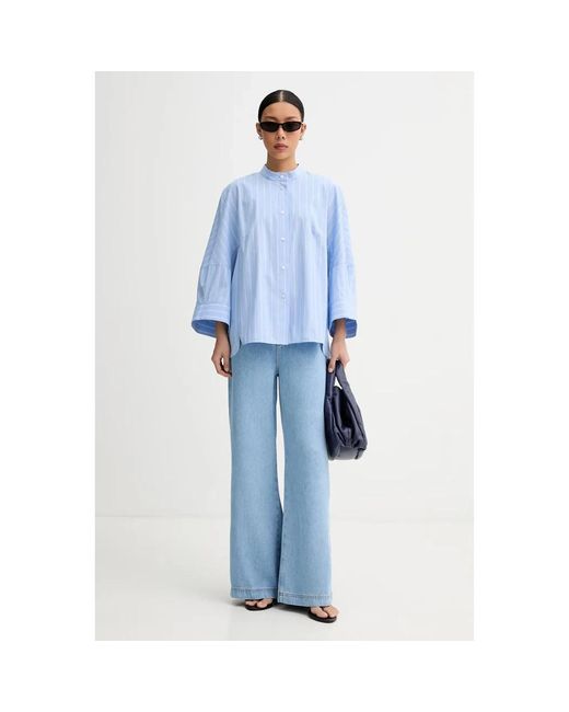 Munthe Gestreept Shirt in het Blue