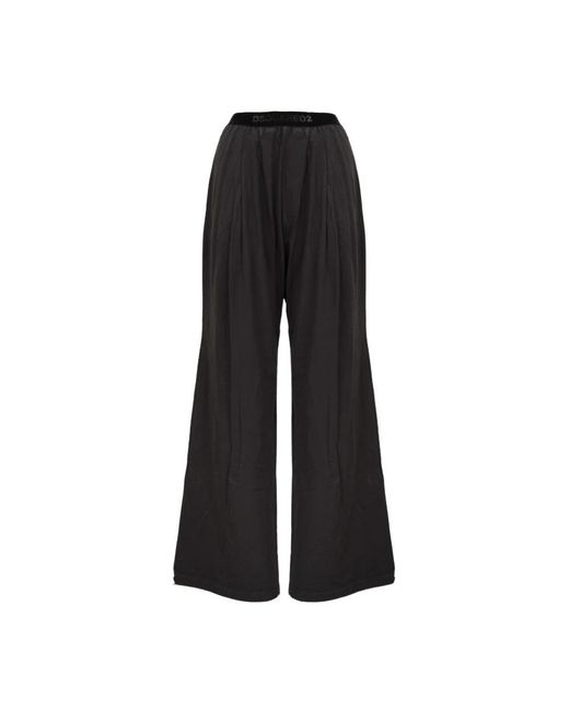 DSquared² Black Wide Trousers