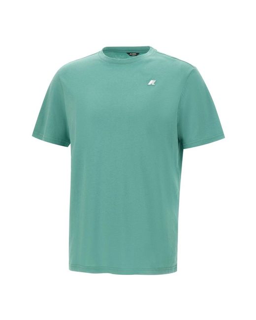 K-Way Green T-Shirts for men