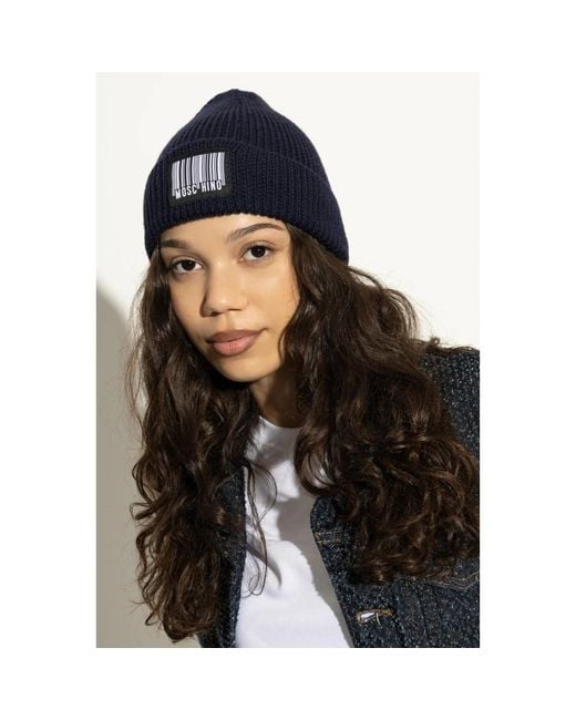 Moschino Blue Beanies