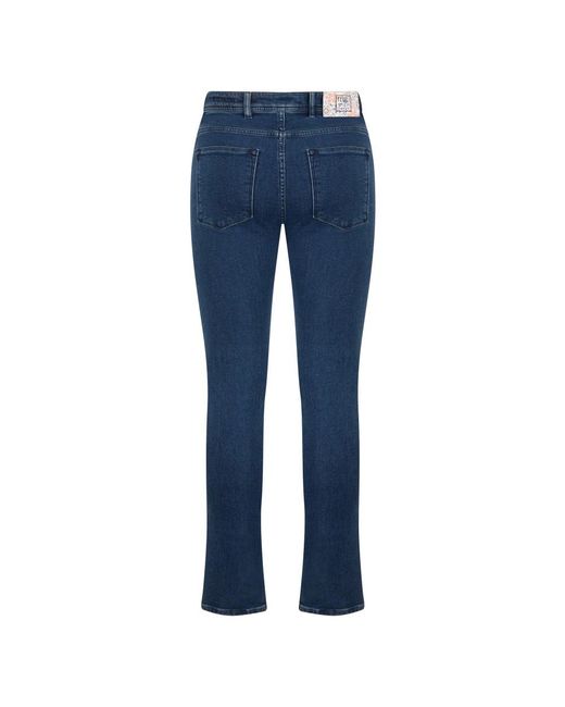 Fedeli Slim Jeans in het Blue voor heren