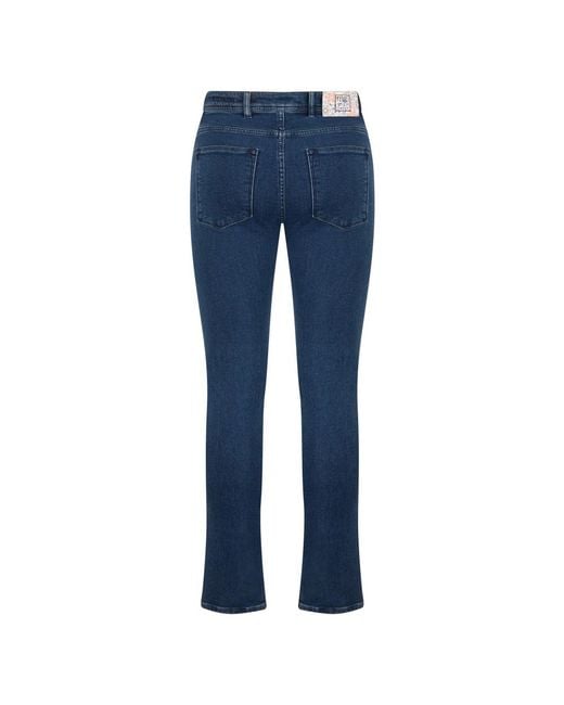Fedeli Slim Jeans in het Blue voor heren