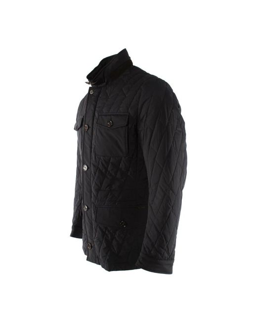 Winter Jackets di Moorer in Black da Uomo