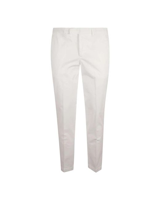 PT Torino White Suit Trousers for men