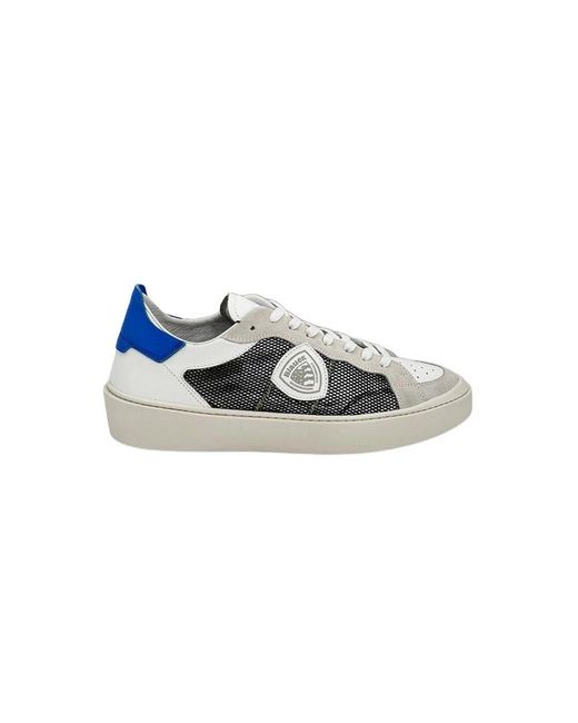 Blauer Staten sneakers weiß/schwarz/blau in Blue für Herren