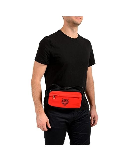 Borsa a cintura aips805 di Philipp Plein in Red da Uomo