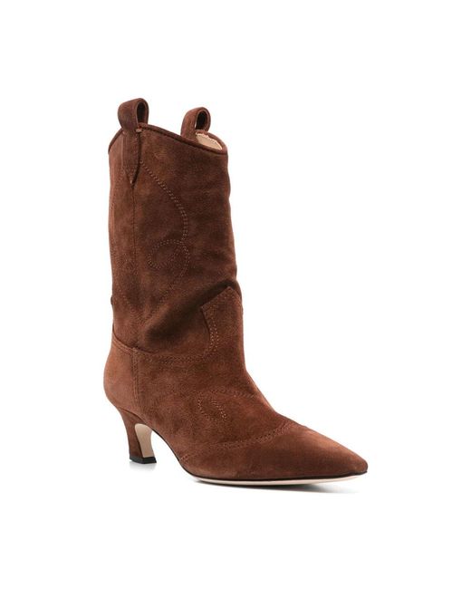 Ermanno Scervino Brown Cowboy Boots