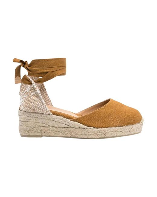 Castaner Metallic Wedges