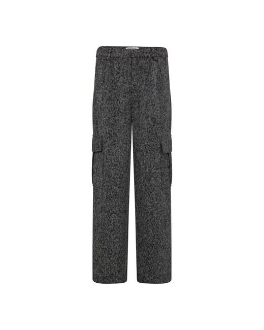co'couture Gray Tapered Trousers