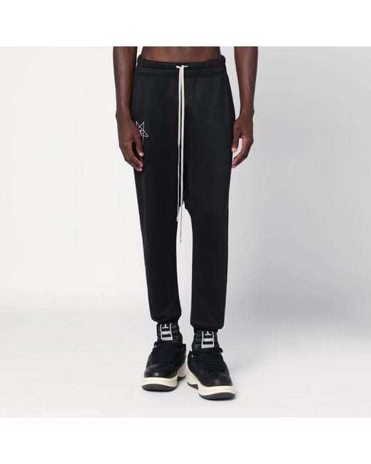 Rick Owens Black Sweatpants for men