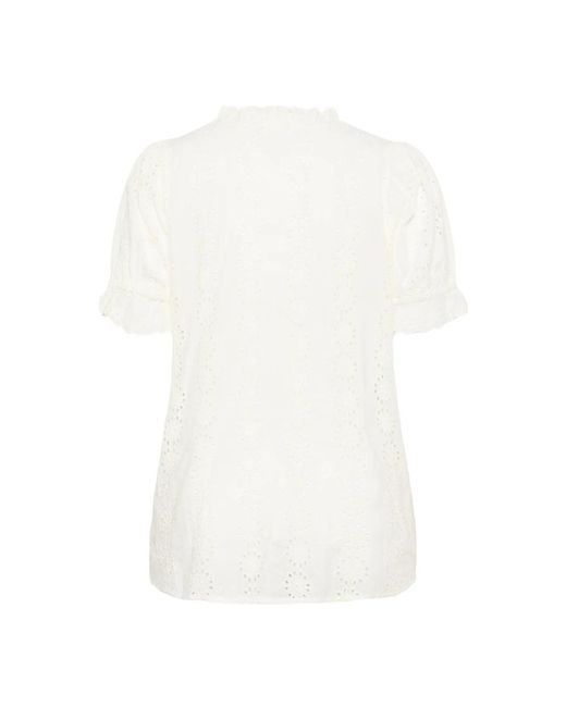 Blouses Kaffe en coloris White