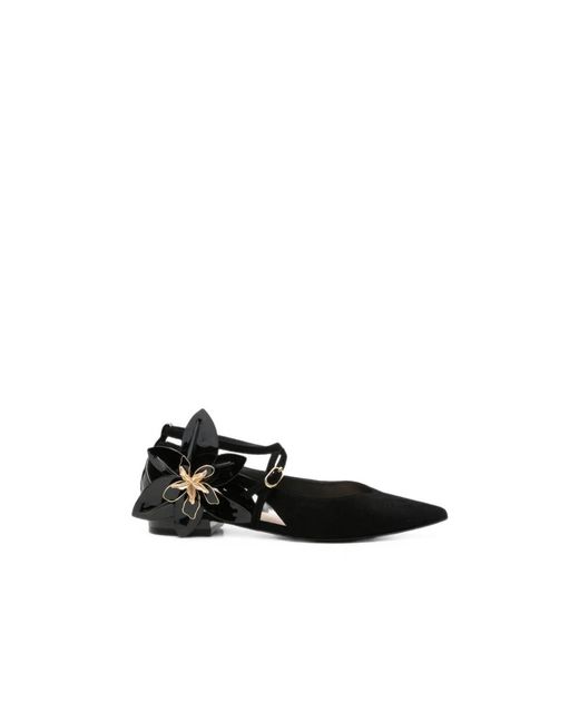 Liu Jo Black Ballerina Shoes