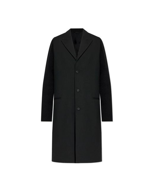 DIESEL Jassen ,Zwart ,Wol W-Yard Coat in het Black voor heren