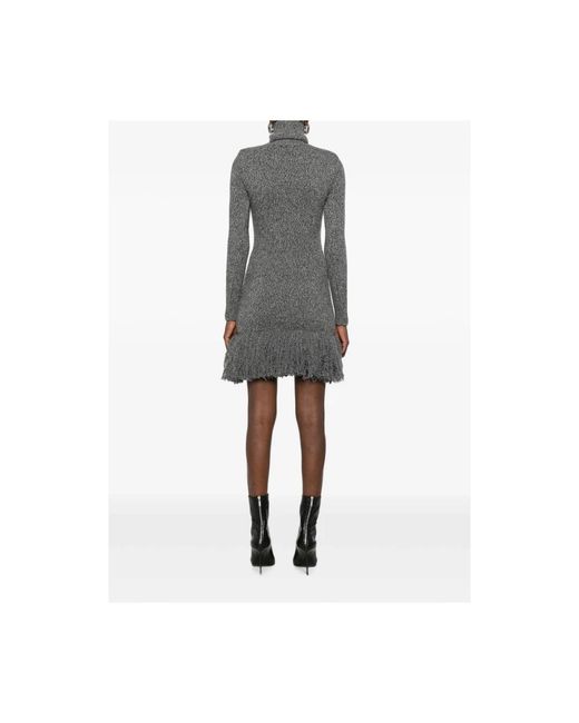 ELY ELY Gray Knitted Dresses
