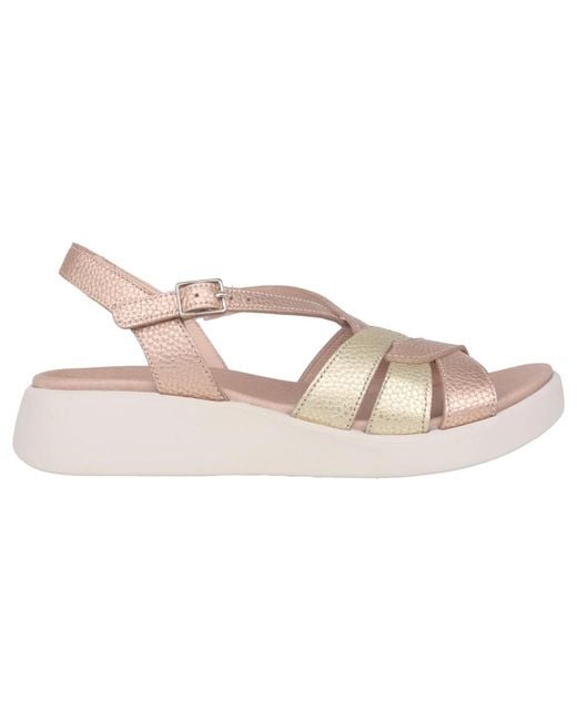Flat Sandals di Wonders in Pink
